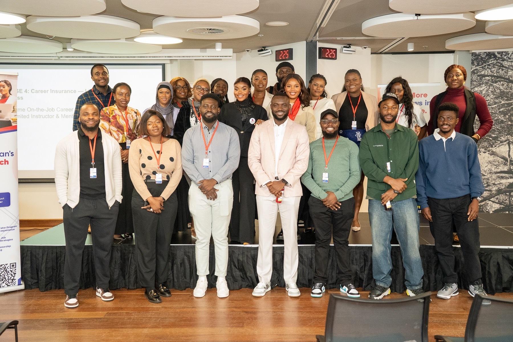 Successful immigrants in Australia celebrating career growth and community support.