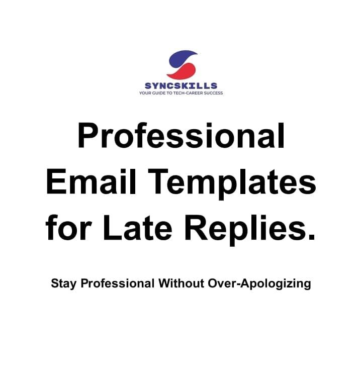 How to Respond When You Forgot to Reply to an Email.