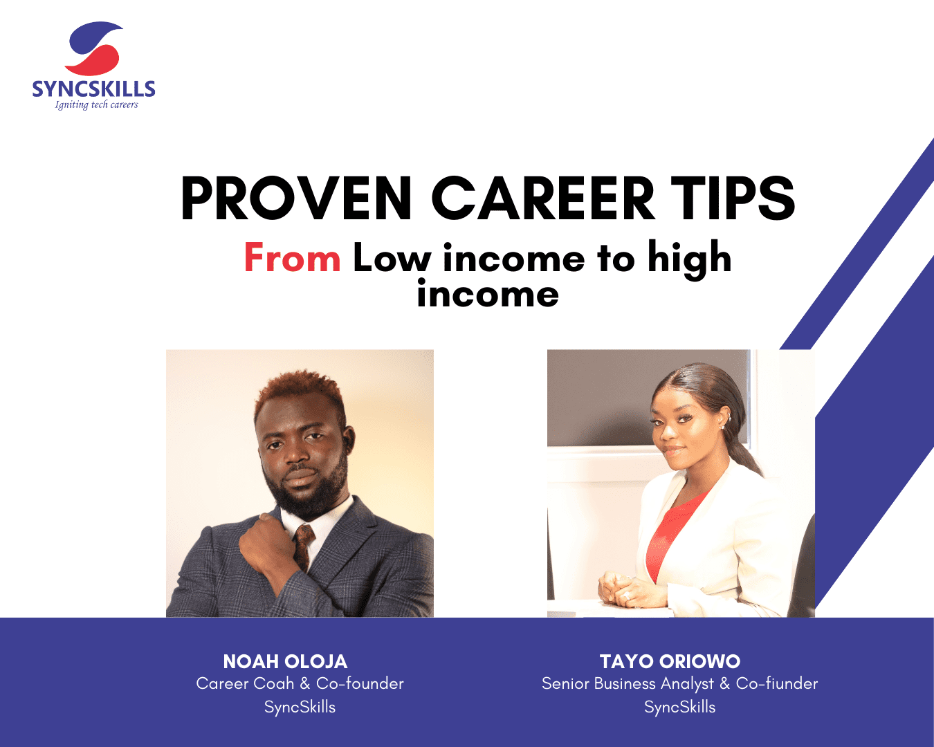 Proven career tips - From Low income to high income