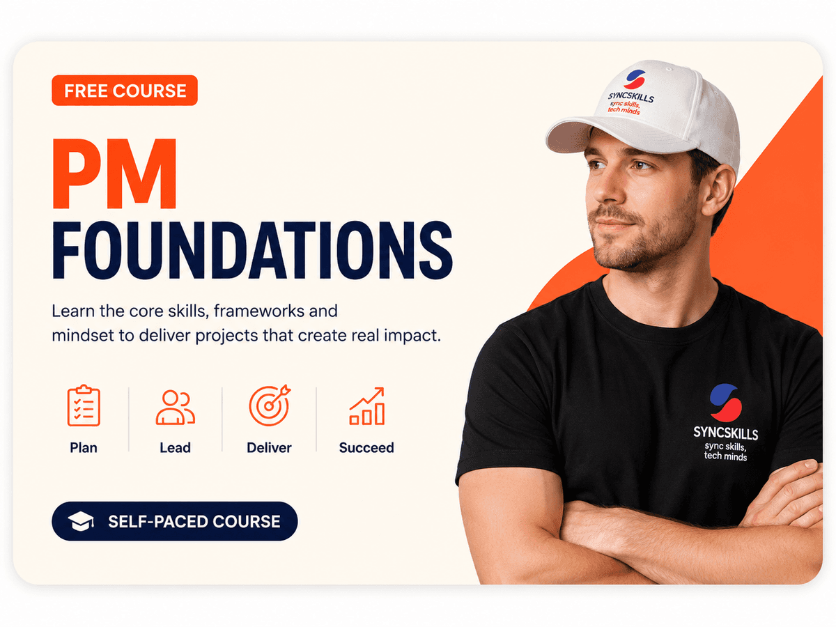Project Management Foundations free course cover