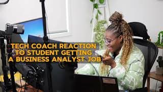 Tech Coach Reacts to Student Getting a BA Job