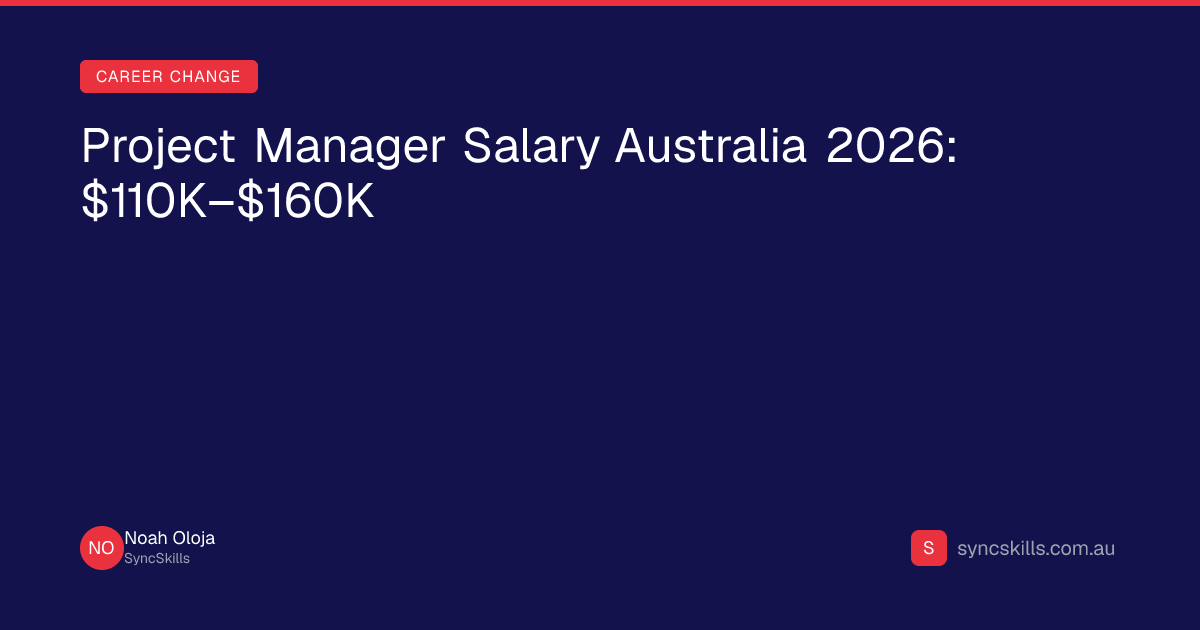 Project Manager Salary Australia 2026: $110K–$160K